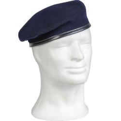 B&eacute;ret commando type Bundeswehr Mil-Tec en laine m&eacute;rinos - Bleu marine / 55 cm