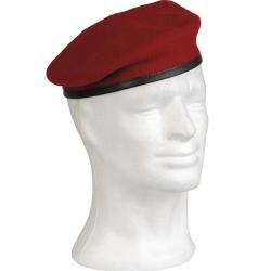 B&eacute;ret commando type Bundeswehr Mil-Tec en laine m&eacute;rinos - Corail / 58 cm