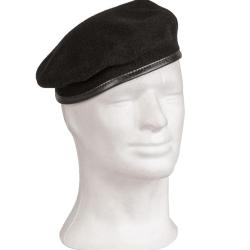 B&eacute;ret commando type Bundeswehr Mil-Tec en laine m&eacute;rinos - Noir / 60 cm