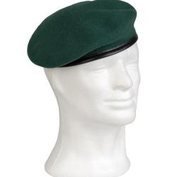 B&eacute;ret commando type Bundeswehr Mil-Tec en laine m&eacute;rinos - Vert / 58 cm