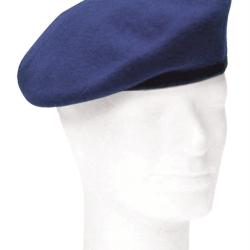 B&eacute;ret du service de sant&eacute; de la Bundeswehr d'occasion, lot de 10 - Bleu