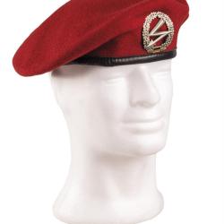 B&eacute;ret en pure laine de la Bundeswehr &agrave; bandeau d'occasion, lot de 10 - Autre