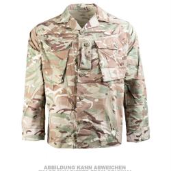 Blouse de service britannique, veste de caserne d'occasion - Camo sombre