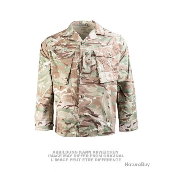 Blouse de service britannique, veste de caserne d'occasion - Camo sombre