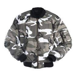Blouson aviateur type MA1 Mil-Tec matelasse 200 g/m2 - Urban / 3XL