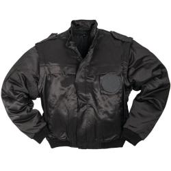 Blouson de s&eacute;curit&eacute; Mil-Tec &agrave; manches et doublure amovibles - Noir / S