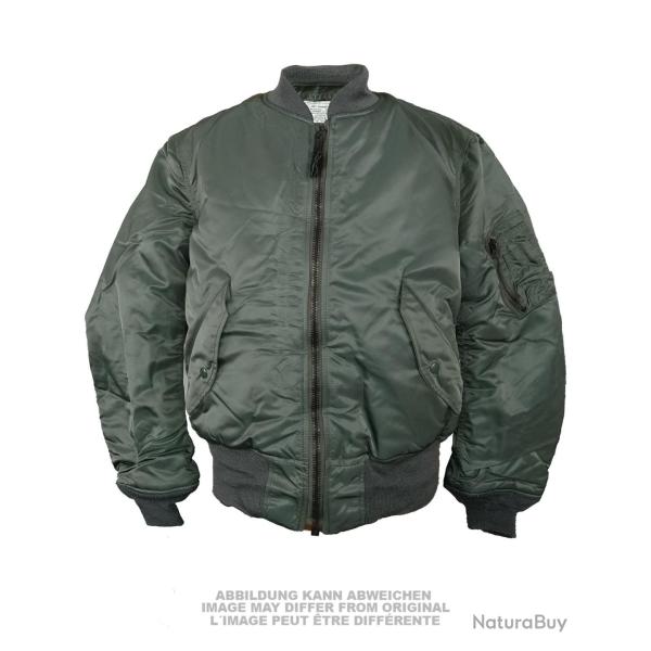 Blouson de vol type US MA-1 interm�diaire de 1987, pi�ce d�j� - Vert olive
