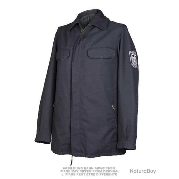 Blouson des pompiers de la Bundeswehr d'occasion, lot de 5 - Bleu marine