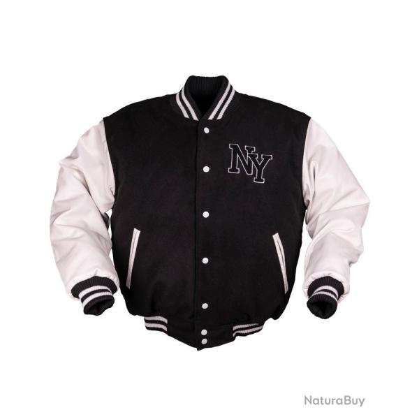 Blouson Mil-Tec NY Baseball ouat� 200 g/m� - Blanc / XS