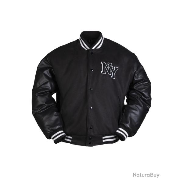 Blouson Mil-Tec NY Baseball ouat� 200 g/m� - Noir / L