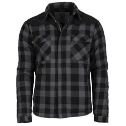 Blouson Mil-Tec type b&ucirc;cheron en coton doubl&eacute; peluche 310 g/m&sup2; - Gris / 3XL