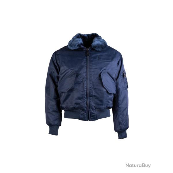 Blouson type CWU Mil-Tec en nylon d�perlant matelass� - Noir / 3XL