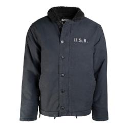 Blouson type US Navy N-1 Mil-Tec en coton - Bleu marine / 42