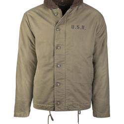 Blouson type US Navy N-1 Mil-Tec en coton - Vert olive / 44