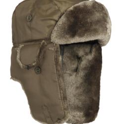 Bonnet aviateur type MA1 Mil-Tec en polyester garni - Vert olive / 3XL