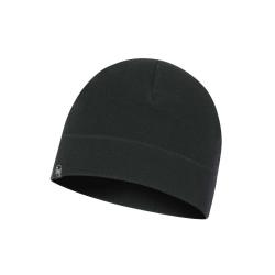 Bonnet Buff Knitted & Polar acrylique doubl&eacute; polaire recycl&eacute;e - Noir
