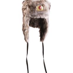 Bonnet chapka type russe Mil-Tec en acrylique doubl&eacute; polyester - Marron / XXL