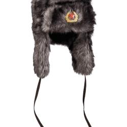 Bonnet chapka type russe Mil-Tec en acrylique doubl&eacute; polyester - Noir / S