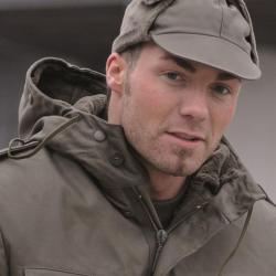 Bonnet d'hiver &agrave; rabats de la Bundeswehr doubl&eacute; laine, lot de 10 - Vert olive