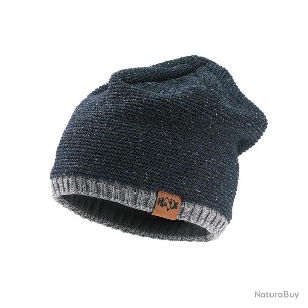 Bonnet Haix BC Beanie laine vierge et polyacrylique �cusson - Noir / Gris