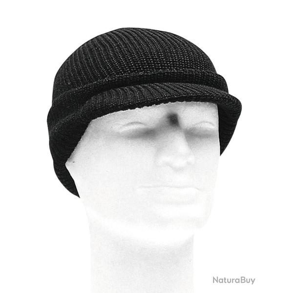 Bonnet type US Watch Cap Mil-Tec en polyacrylique tricot� - Noir