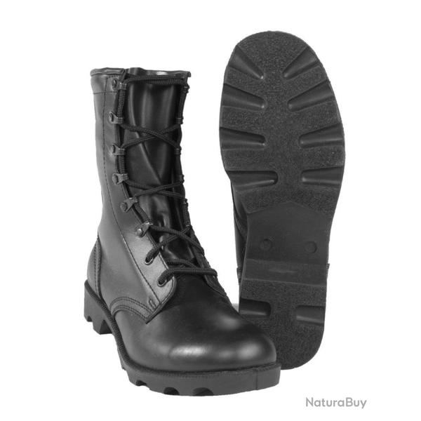 Bottes de combat Mil-Tec type US en cuir de bovin � la�age - Autre / 39 EU / 5 UK