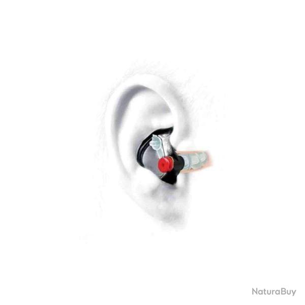 Bouchons anti-bruit Surefire EP3 Sonic Defenders � filtre - Noir / M