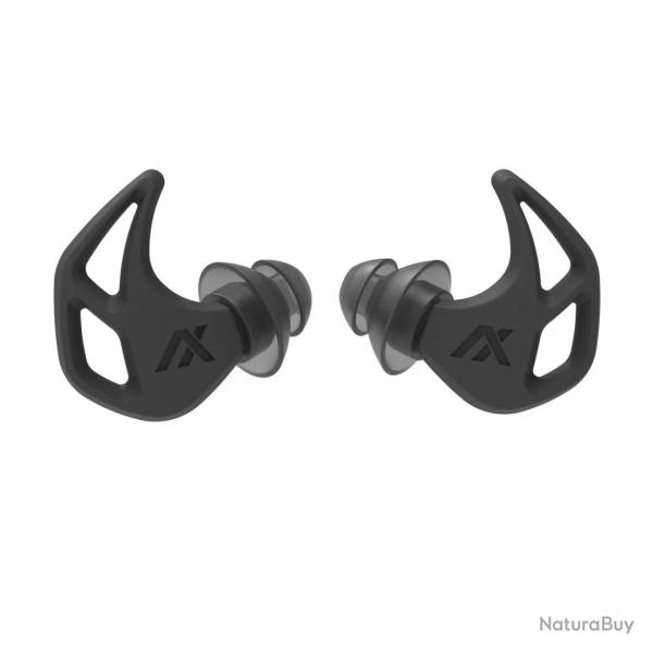 Bouchons d'oreilles AXIL X20 protection SNR 24 dB avec �tui - Gris
