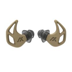 Bouchons d'oreilles AXIL X20 protection SNR 24 dB avec &eacute;tui - Tan