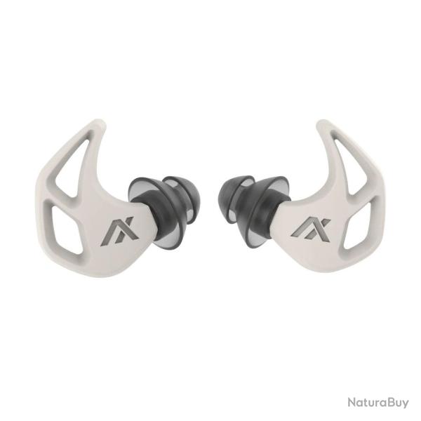 Bouchons d'oreilles AXIL X20 protection SNR 24 dB avec �tui - Blanc