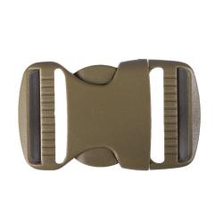 Boucle &agrave; clip Mil-Tec en polyoxym&eacute;thyl&egrave;ne 7,3 x 4,5 cm - Coyote