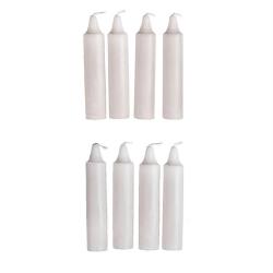 Bougies de veille de l'arm&eacute;e suisse en paraffine d'occasion, lot de 8 - Autre