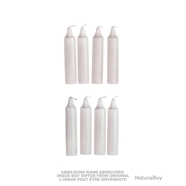 Bougies de veille de l'arm�e suisse en paraffine d'occasion, lot de 8 - Autre