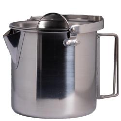 Bouilloire de bivouac Mil-Tec en acier inoxydable 0,7 L avec anse - Autre