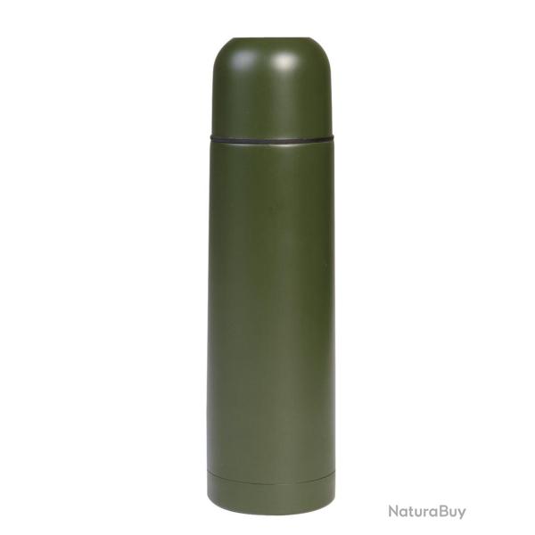 Bouteille thermos Mil-Tec en acier inoxydable 1 litre - Vert olive