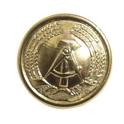 Bouton d'uniforme de g&eacute;n&eacute;ral est-allemand &agrave; embl&egrave;me, lot de 10 - Autre