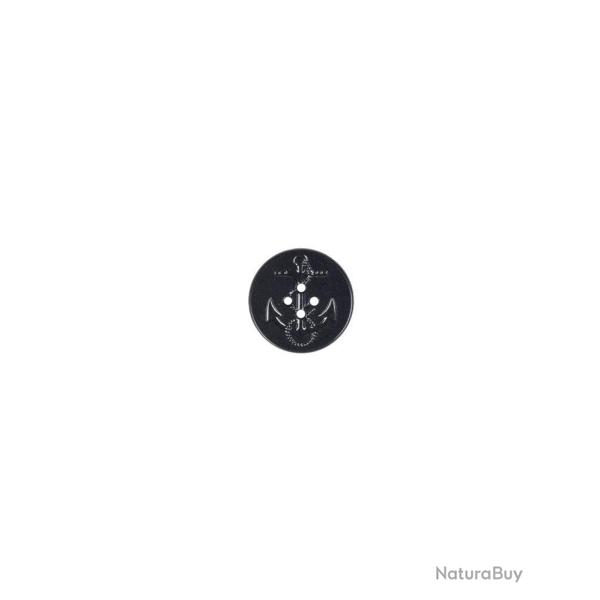 Bouton Mil-Tec � motif d'ancre fourniture de r�paration - Noir