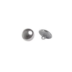 Bouton Mil-Tec de type fran&ccedil;ais en m&eacute;tal diam&egrave;tre 20 mm - Argent