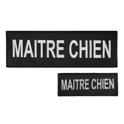 Brassard d'identification A10 Equipment et bande poitrine S&Eacute;CU-ONE Ma&icirc;tre chien - Noir