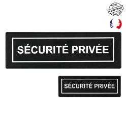 Brassard d'identification A10 Equipment et bande poitrine S&Eacute;CU-ONE S&eacute;curit&eacute; Priv&eacute;e - Noir