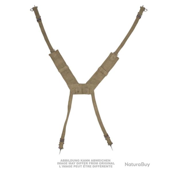 Br�lage de ceinturon mod�le M56 de l'arm�e belge d'occasion, lot de 10 - Autre