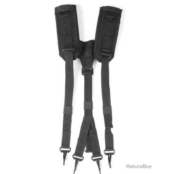 Br�lage militaire type US LC2 Mil-Tec en polyester � bretelles - Noir