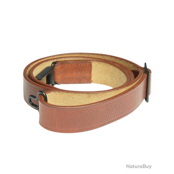 Bretelle de combat 2 points Mil-Tec en cuir de buffle 3 cm - Autre