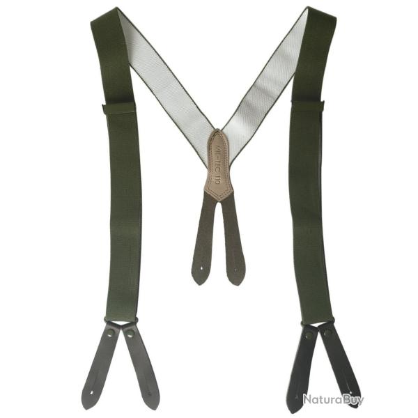 Bretelles type Bundeswehr Mil-Tec �lastiques � boutonner - Vert olive / S