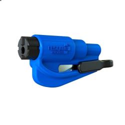Brise-vitre coupe-sangle Resqme pour porte-cl&eacute;s en ABS - Bleu