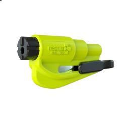 Brise-vitre coupe-sangle Resqme pour porte-cl&eacute;s en ABS - Jaune