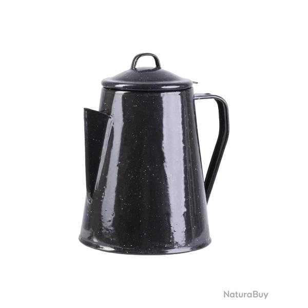 Cafeti�re �maill�e Mil-Tec avec percolateur 2 litres 8 tasses - Noir