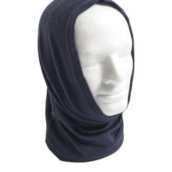 Cagoule en pure laine de l'arm&eacute;e est-allemande, stock ancien, lot de 10 - Bleu marine