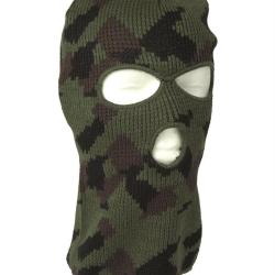 Cagoule Mil-Tec Balaclava 3 trous en polyacrylique - Autre