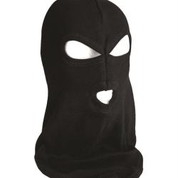 Cagoule Mil-Tec Balaclava 3-Hole Lightweight - Noir